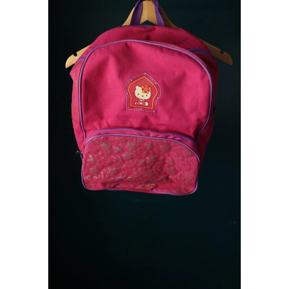 Y2K 2001 Hello Kitty pink and purple NWT glitter Backpack deadstock